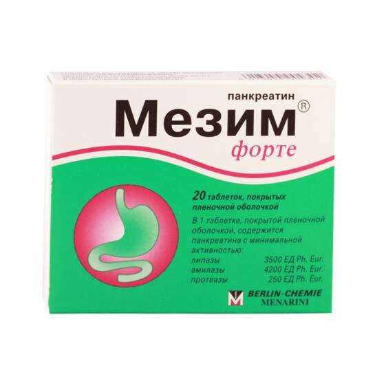 Mezim Forte 3500 İU N20 tb - 1