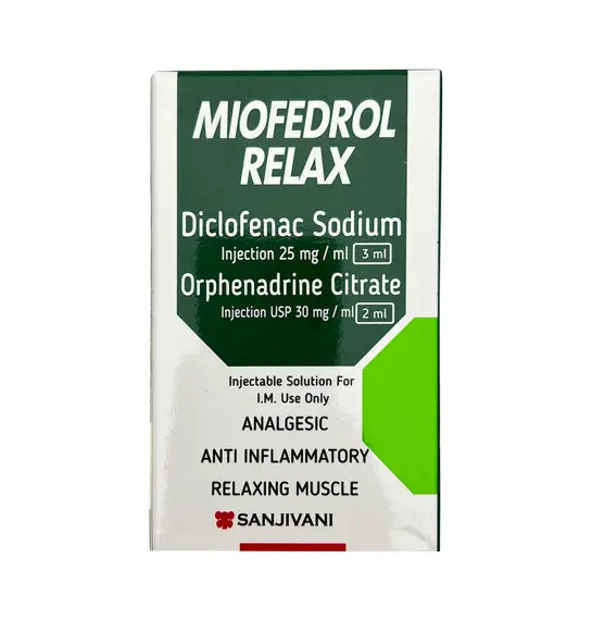 Miofedrol relaks inyeksiya üçün məhlul - 1