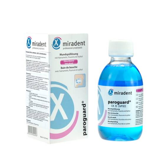 Miradent Paroguard CHX ağız yaxalayıcı 200 ml - 1
