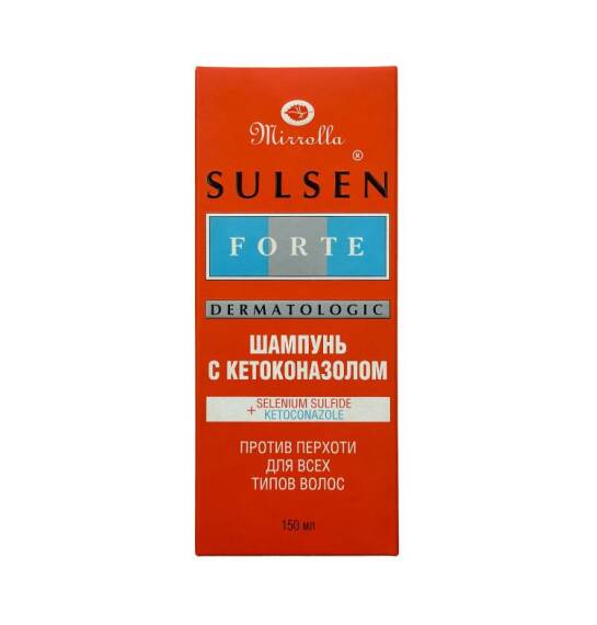 Mirolla sulsen forte ketokonazol şampun 150 ml - 1