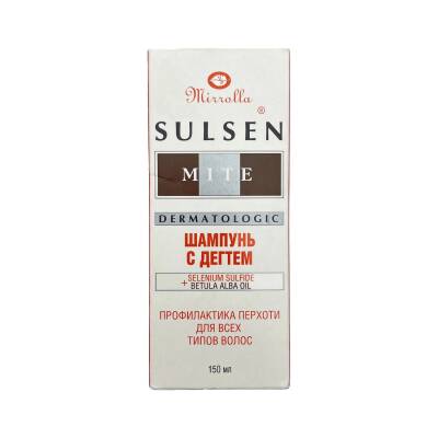 MIRROLLA SULSEN MITE 1% DEQTEM SAMPUN 150ML - 