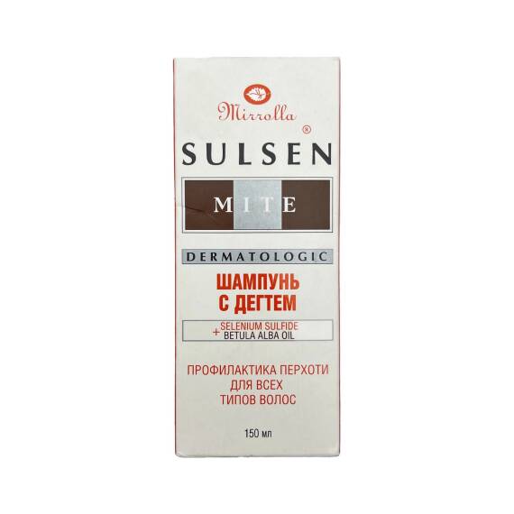 MIRROLLA SULSEN MITE 1% DEQTEM SAMPUN 150ML - 1