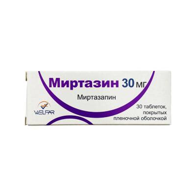 MIRTAZIN 30MG N30 TB - 