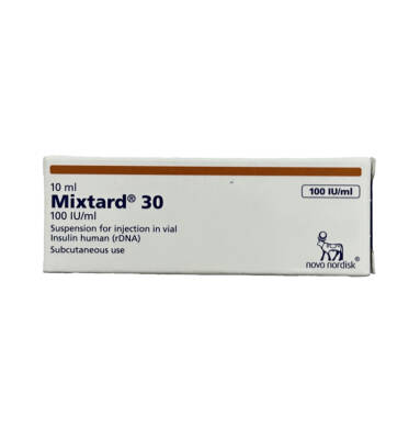 MIXTARD-30 100 IU 10ML N1 FLK - 