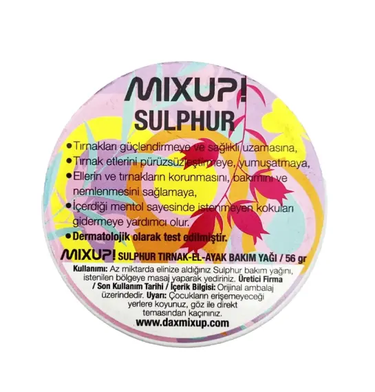 Mixup Sulphur (Kükürt) Əl və Ayaq baxım yağı 56 qr - 1