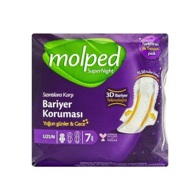 Molped 3D Supernight uzun 7 ədədli bez - MOLPED