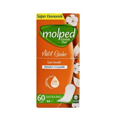Molped Aktiv Günlər ekstra incə 60 ədədli gündəlik bez - MOLPED