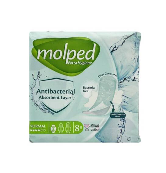 Molped Antibakterial normal 8 ədədli bez - 1