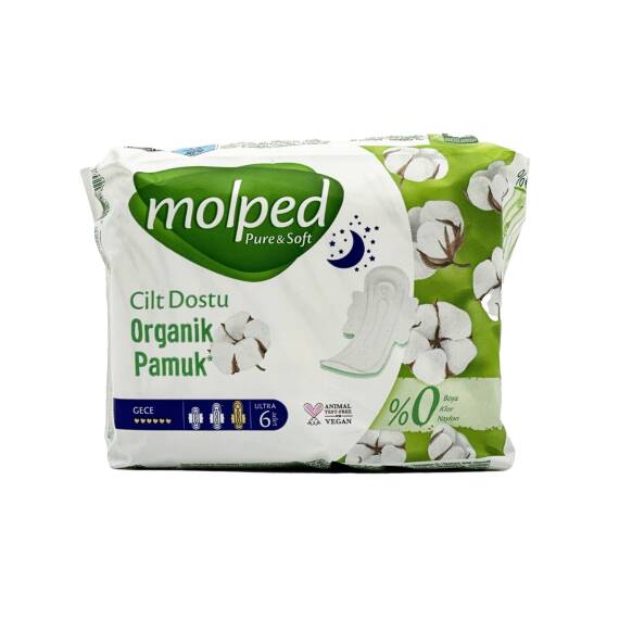 Molped Pure Soft ekstra uzun 6 ədədli bez - 1