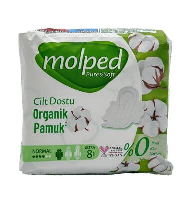 Molped Pure Soft normal 8 ədədli bez - MOLPED