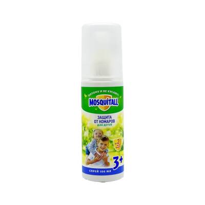 Mosquitall uşaqlar üçün həşəratlardan qoruma 100 ml sprey - MOSQUITALL