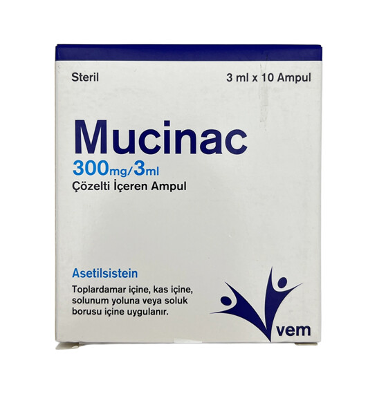 MUSINAC 300MG/3ML N10 AMP - 