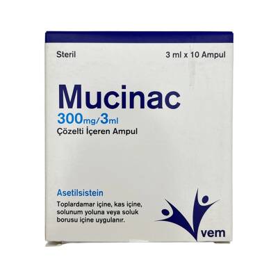 MUSINAC 300MG/3ML N10 AMP - 