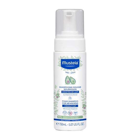 Mustela Foam Shapoo yeni doğulmuş körpələr üçün köpük şampun 150 ml - 1