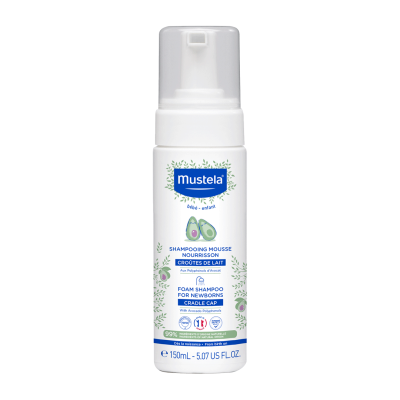 Mustela Foam Shapoo yeni doğulmuş körpələr üçün köpük şampun 150 ml - MUSTELA