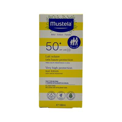 MUSTELA SPF50 HIGH PROTECTION SUN LOTION 100ML 6775 - 