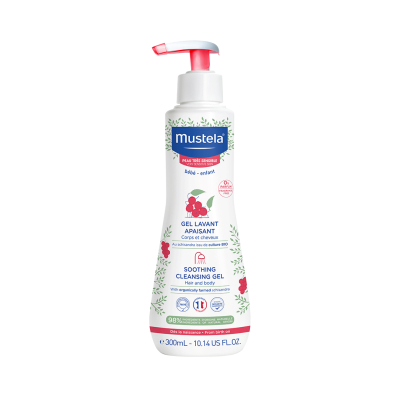 Mustela Sensitive Skin sakitləşdirici gel şampun 300 ml - MUSTELA