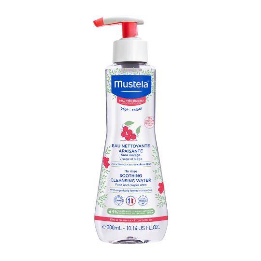 Mustela Sensitive Skin sakitləşdirici təmizəyici su 300 ml - 1