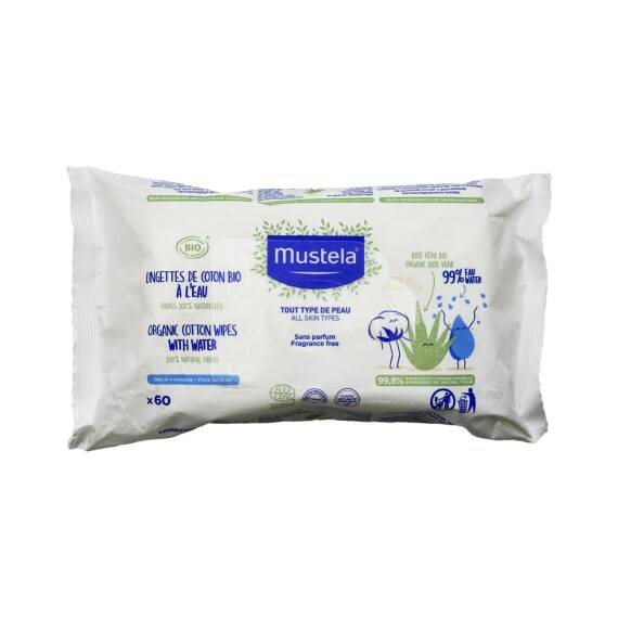 Mustela Water with Organic Cotton nəm safet N60 - 1