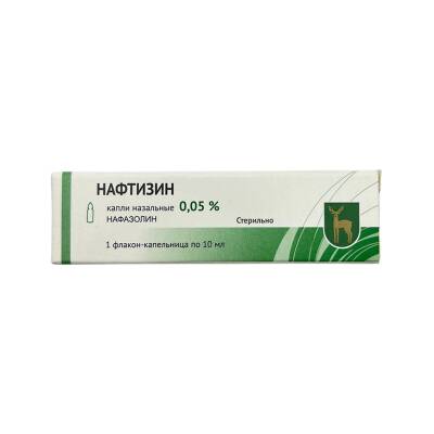 Naftizin 0, 05% 10 ml Burun Damlasi (Rus)