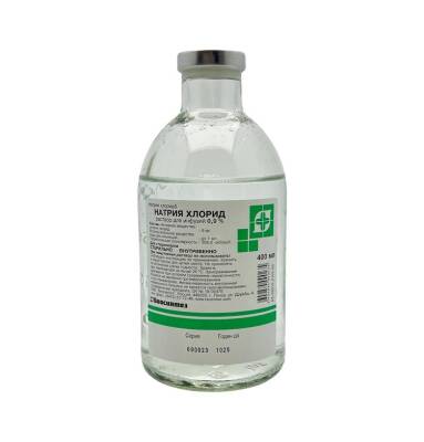 Natrium xlor 0.9 % 400 ml sistem - 
