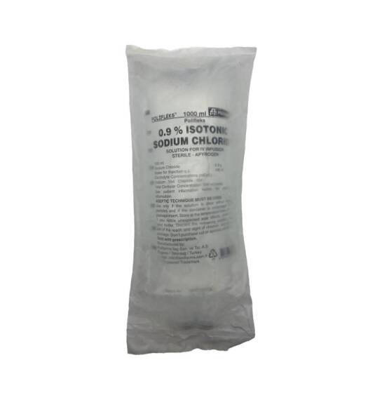 Natriya xlorid 0,9% 1000 ml sistem (polifarma) - 1