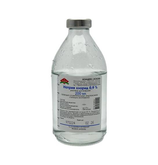 Natriya xlorid 0,9% 200 ml sistem (eskom) - 1