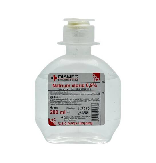 NATRIYA XLORID 0,9% 200ML SISTEM (DIAMED) (15) - 1