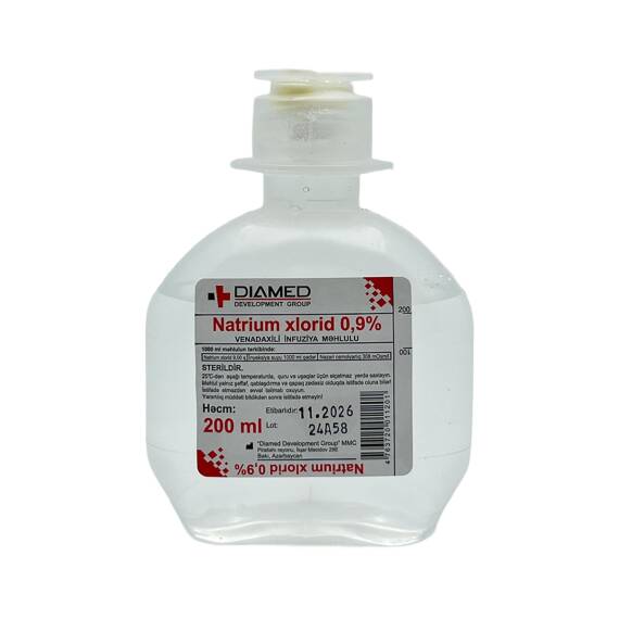 NATRIYA XLORID 0,9% 200ML SISTEM (DIAMED) (15) - 1