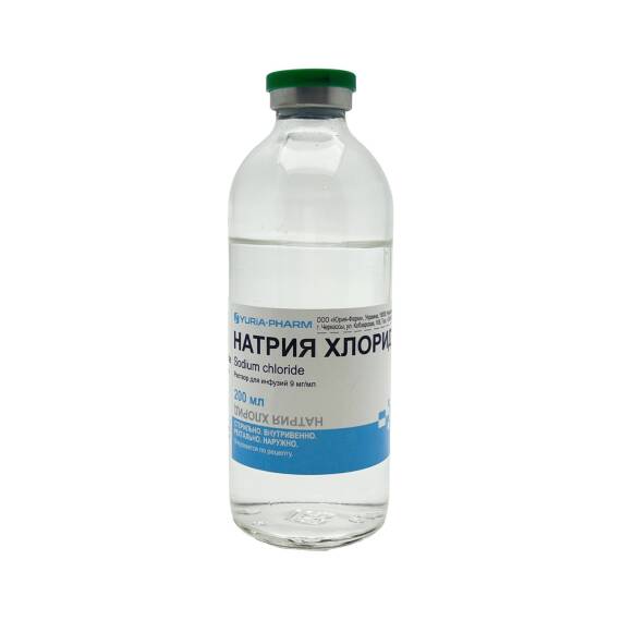 NATRIYA XLORID 0,9% 200ML SISTEM (UKR) N20 - 1