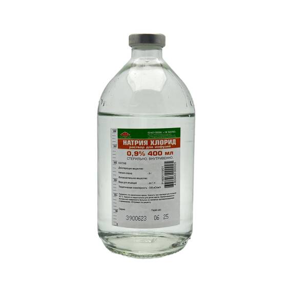 Natriya xlorid 0,9% 400 ml sistem (eskom) - 1