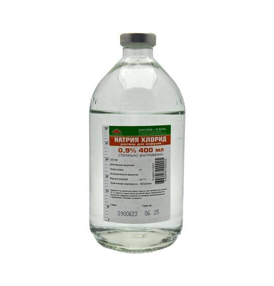 Natriya xlorid 0,9% 400 ml sistem (eskom) - 1