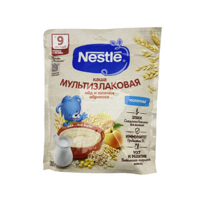 Nestle 3472 Multizlak/Malocnaya Bal Saftali 9M, 200 g - 