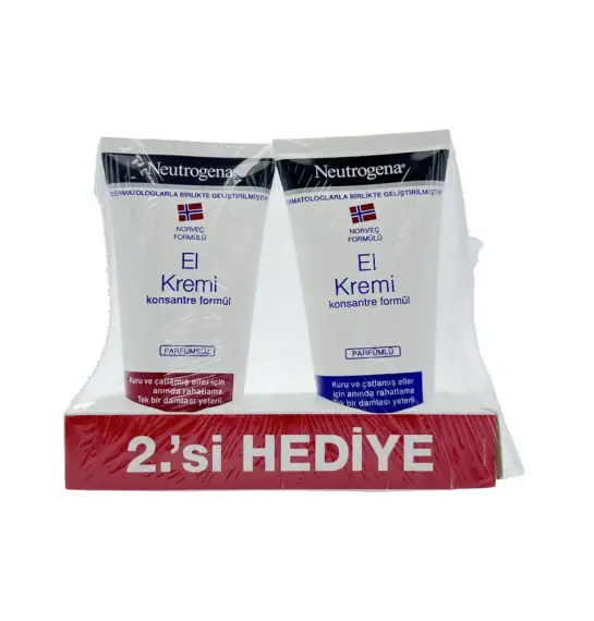Neutrogena Əl Kremi Seti (parfümlü və parfümsüz) 75 ml N2 - 1