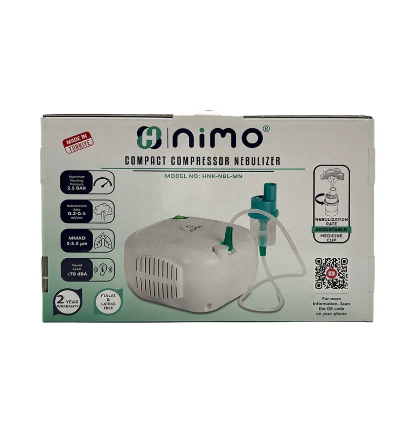 Nimo Kompressorlu Nebulizator Kompakt Mini - 1