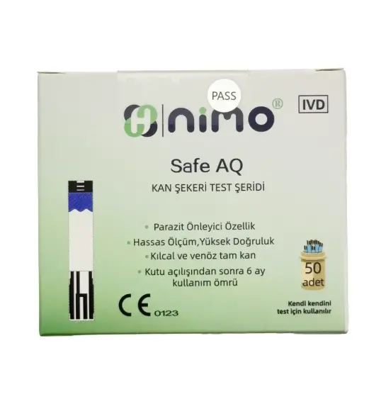 Nimo Qlukometr şəkər ölçmə cihazı N50 test stripləri - 1