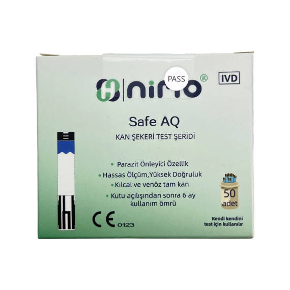 Nimo Qlukometr şəkər ölçmə cihazı N50 test stripləri - 1