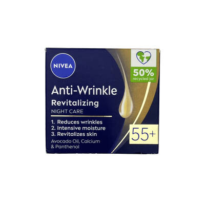 Nivea 1282 Cavanlig Enerjisi 55+ Gece Kremi, 50 ml - NIMO