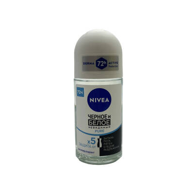 Nivea 2234 Nevidemaya Zasita Pure Roll-On, 50 ml - NIMO