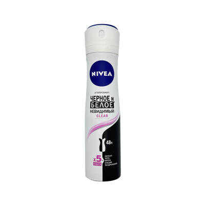 NIVEA 2237 NEVIDIMAYA ZASITA ROZ CLEAR 150ML SPREY - 