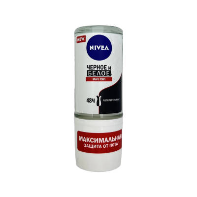 Nivea 4176 Cernoe Belo Max Pro Roll-On Woman, 50 ml