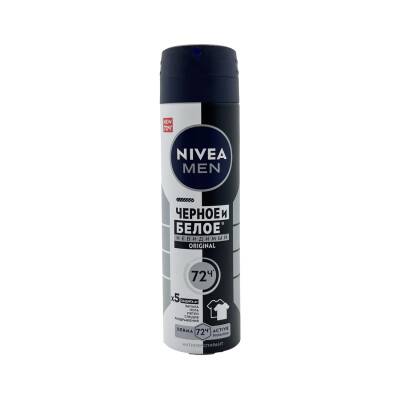 Nivea Kişi Dezodorantı Qara&Ağ Görünməz Orijinal 150 ml - NIVEA