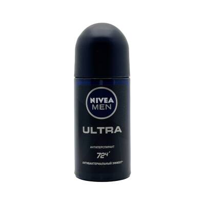 Nivea Men Ultra Antibakterial Diyircəkli Antiperspirant, 50 ml - NIMO