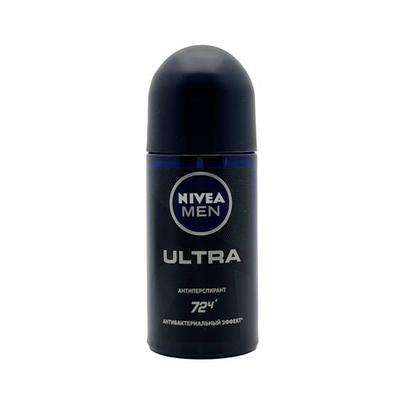 Nivea Men Ultra Antibakterial Diyircəkli Antiperspirant, 50 ml - 1