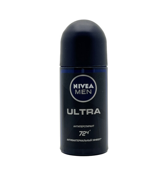 Nivea Men Ultra Antibakterial diyircəkli antiperspirant 50 ml - NIVEA