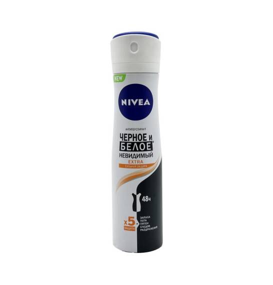 Nivea Qara və Ağ Görünməz Ekstra qadın üçün antiperspirant 150 ml - 1