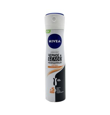 Nivea Qara və Ağ Görünməz Ekstra qadın üçün antiperspirant 150 ml - NIVEA