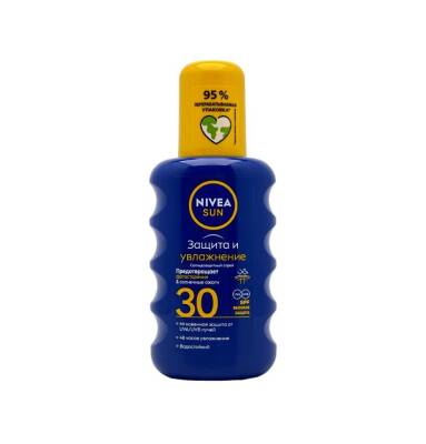 Nivea Sun Müdafiə və Nəmlənmə SPF30 200 ml - NIVEA