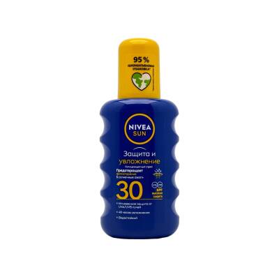 Nivea Sun Müdafiə və Nəmlənmə SPF30 200 ml - NIVEA