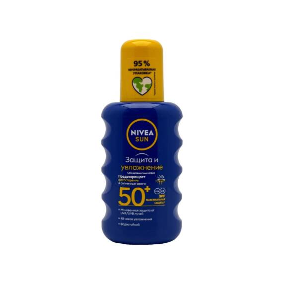 Nivea Sun Müdafiə və Nəmlənmə SPF50+ 200 ml - 1